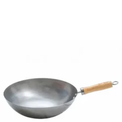 Wokpanna 30 cm kolstål