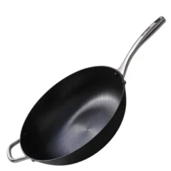 Wokpanna i gjutjärn 34 cm