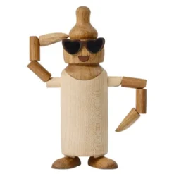 Woodies Billie Bottle träddekoration babyflaska 11,6 cm lönn