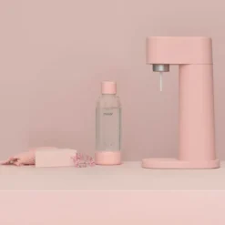 Woody kolsyremaskin utan cylinder rosa