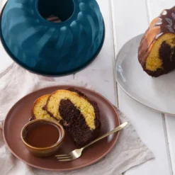 Xbake Sockerkaksform med mönster 25 cm Blå