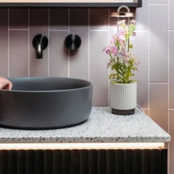 x HydroVase LED-odlingslampa grå