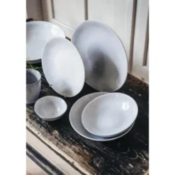 x Nosse Djup Tallrik 20 cm Smooth Stone