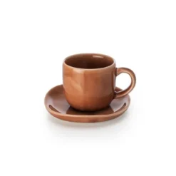 x Nosse Kaffekopp 12 cl Inkl. Fat Svelte Terracotta