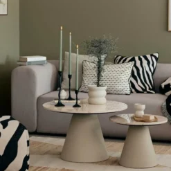 Zebra kuddfodral 50x50 cm svart/ljus beige
